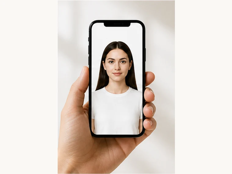 Telefondan FotoKolay uzmanına gönderilecek portre fotoğrafı